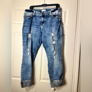 True Craft Women's Mid Rise Skinny Ankle Denim Jeans Size 16W